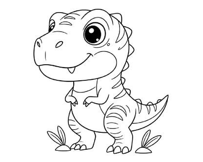 desenhos de dinossauros para colorir para imprimir e colorir - imagem 12
